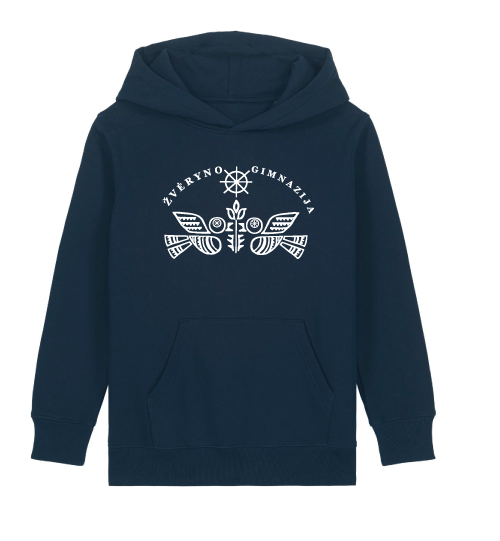 Vaikiškas džemperis Mini Cruiser 2.0  su logotipu Žvėryno gimnazija "Paukšteliai"