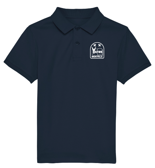 Vaikiški polo marškinėliai su Panevėžio Vilties mokyklos logotipu