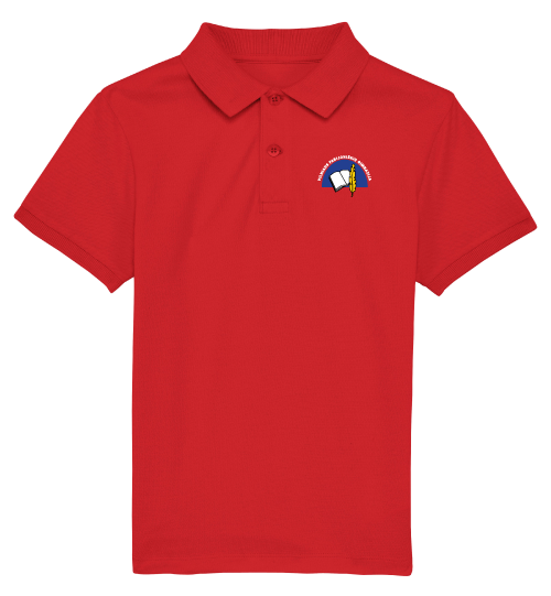 Vaikiški polo marškinėliai su Vilniaus Fabijoniškių gimnazijos logotipu